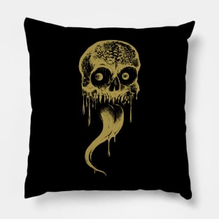 Licking Skull Pillow