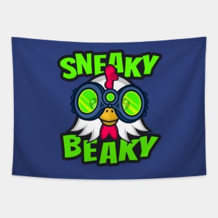 Sneaky Beaky Chicken Tapestry