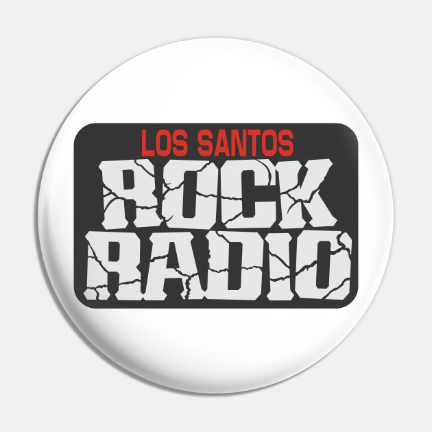 Radio Los Santos , Rock Radio Pin for Sale by theDlab