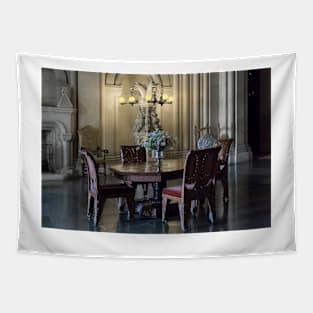 Penrhyn castle- Table and chairs Tapestry