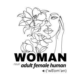 Woman Noun Adult Female Human T-Shirt