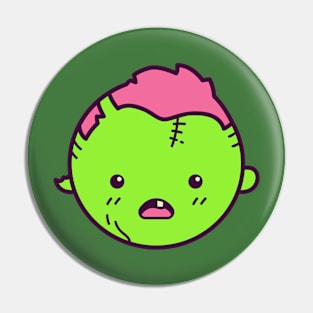 Cute Kawaii Zombie Kid Cartoon Pin