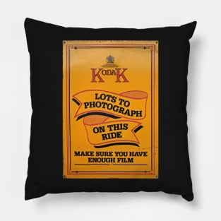 Lots to Photograph on this Ride Pillow