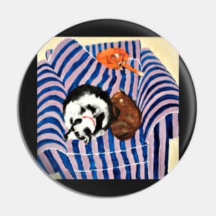 two dogs and a cat Pin