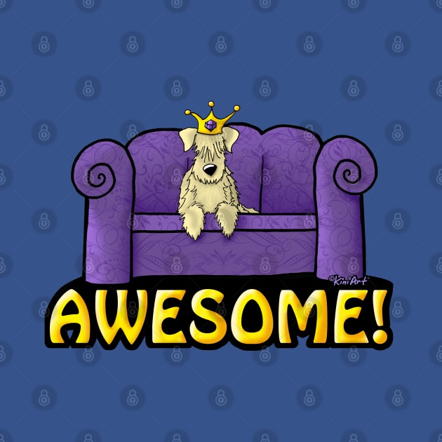 Sofa King Awesome Wheaten by KiniArt