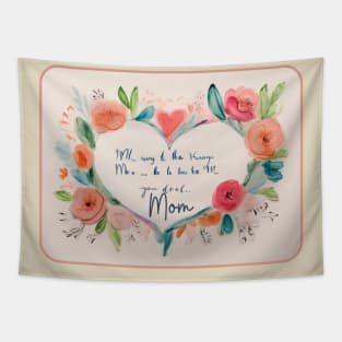 Mothers day, From My Heart to Yours: A Child's Message of Love Tapestry