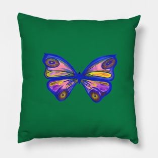 Watercolour Butterfly 1 (Purple) Pillow