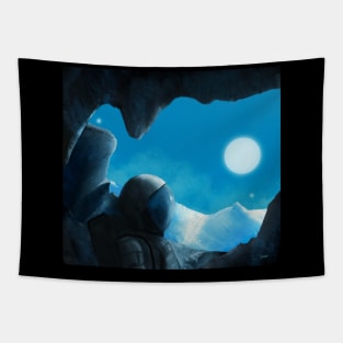 Astronaut Moonrise Tapestry