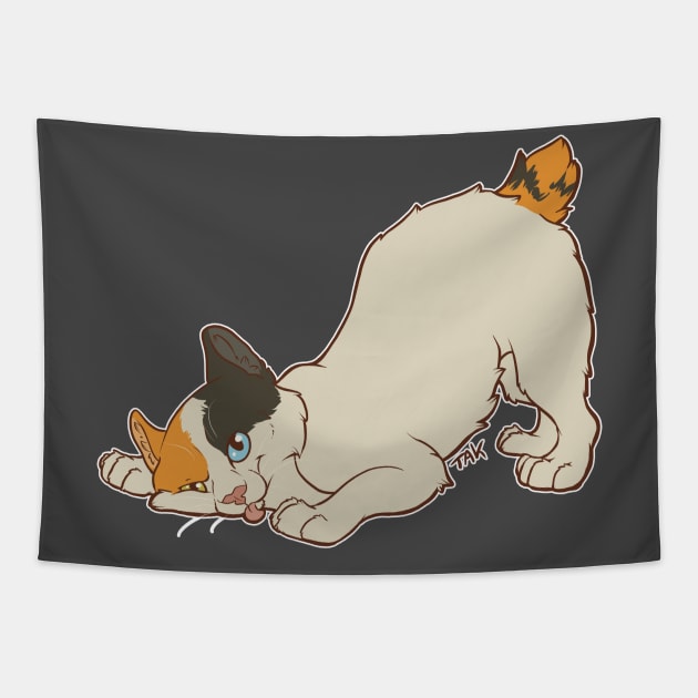 Japanese Bobtail Tapestry by TaksArt