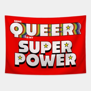 Being Queer is my Superpower Tapestry