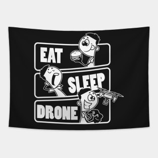 Eat Sleep Drone Repeat - Gift for drone pilot graphic Tapestry