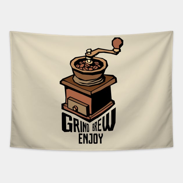 Grind, brew, enjoy: Coffee Tapestry by Cem Kızıltuğ