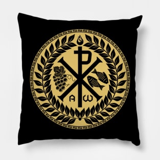 Monogram of Jesus Christ - Chrismon Pillow