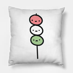 cute japanese dango desert design Pillow