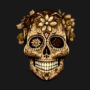 Cinco de Mayo Day Of the Dead Sugar Skull T-Shirt