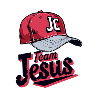 Team Jesus Baseball Hat Jersey Image T-Shirt