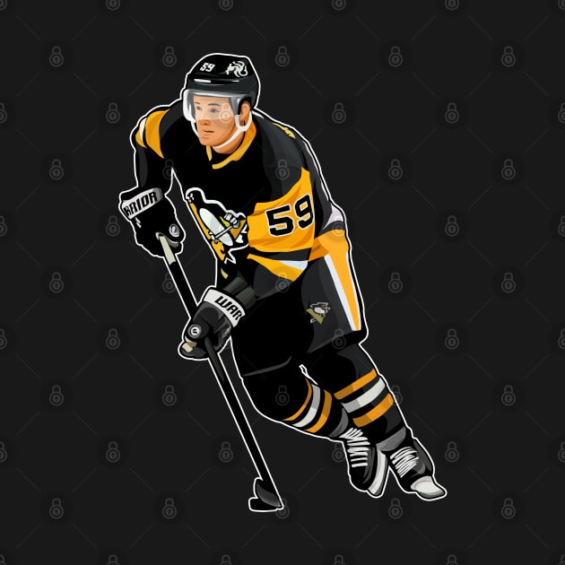 Jake Guentzel #59 Move The Puck by GuardWall17