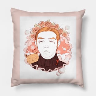 Flowery Hux Pillow