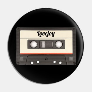 Lovejoy / Cassette Tape Style Pin