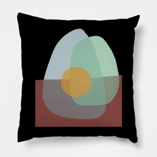 Abstract Avocado Pillow