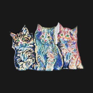 Colorful kittens. Kitten T-Shirt