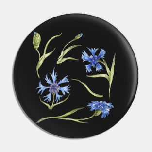 set of blue flowers_4 Pin