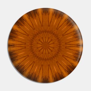 Wooden Sunburst Pin