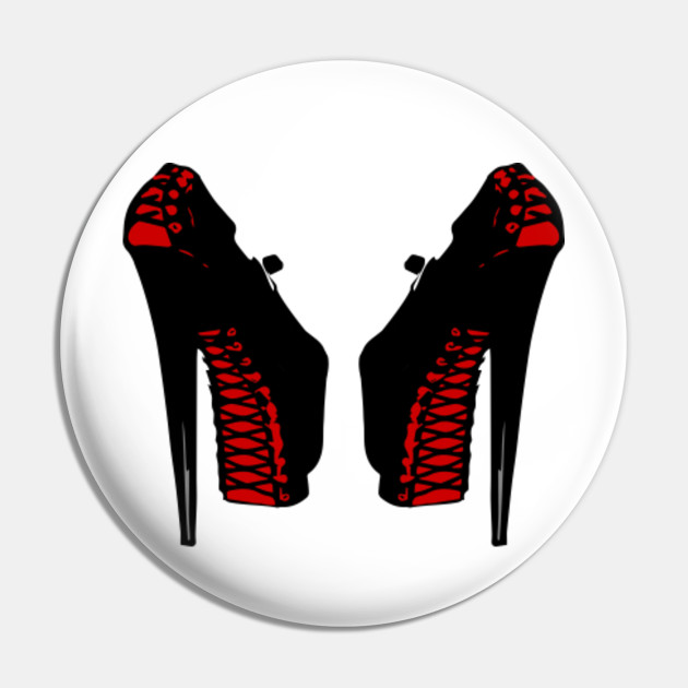 platform red bottom high heels