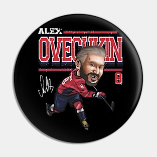 Alex Ovechkin Washington Cartoon Pin