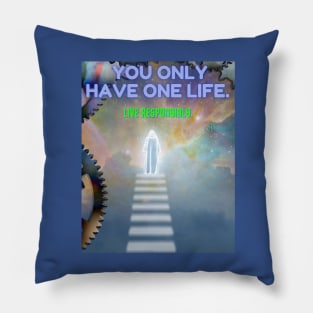 Live Responsibly Pillow