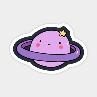 Cute Star Saturn Magnet