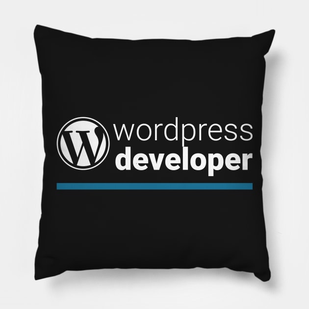 Wordpress Developer Pillow by codewearIO