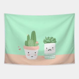 Mr. & Mrs. Cacti Tapestry