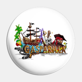 Gasparilla Pirate Ship Tampa FL Pirate Festival Pin