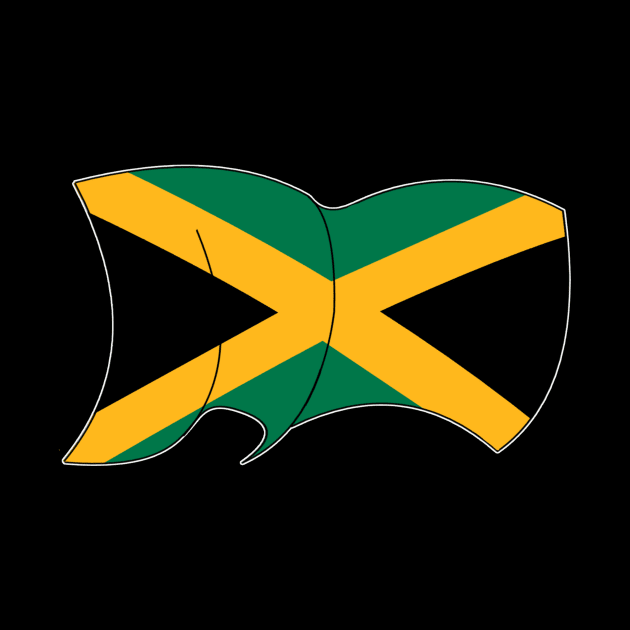 flag of Jamaica - sports, flags, and culture inspired designs by STearleArt