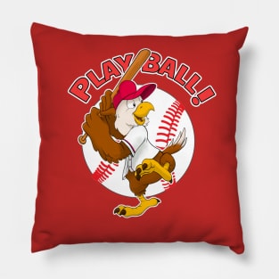 Play Ball!  Nationals Baseball Mascot Screech Pillow