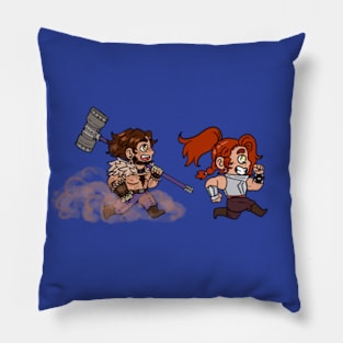 Run Bros Run! Pillow