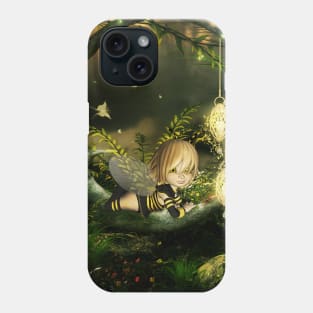 Cute little girl bee Phone Case