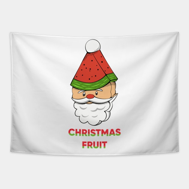 Christmas fruit Tapestry by nurfstudio