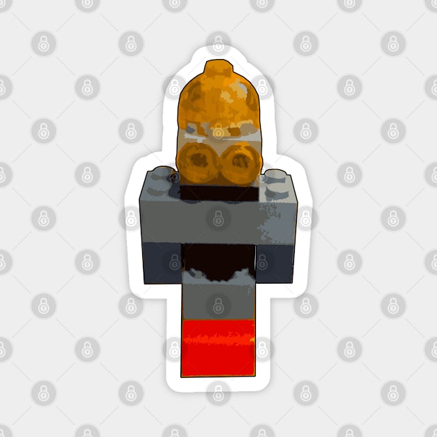 Brick Creations - The Robot Magnet by druscilla13