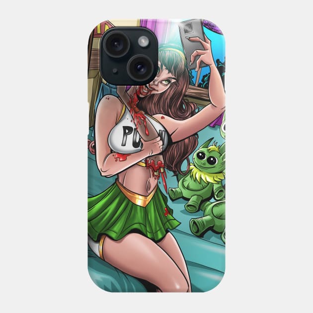 Naughty Selfie Phone Case by masciajames