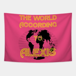 The World According To Alexis Tapestry