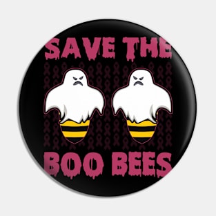 Save The Boo Bees Breast Cancer Awareness Halloween Pin