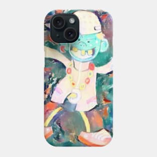 Cool little dude, street art style Phone Case