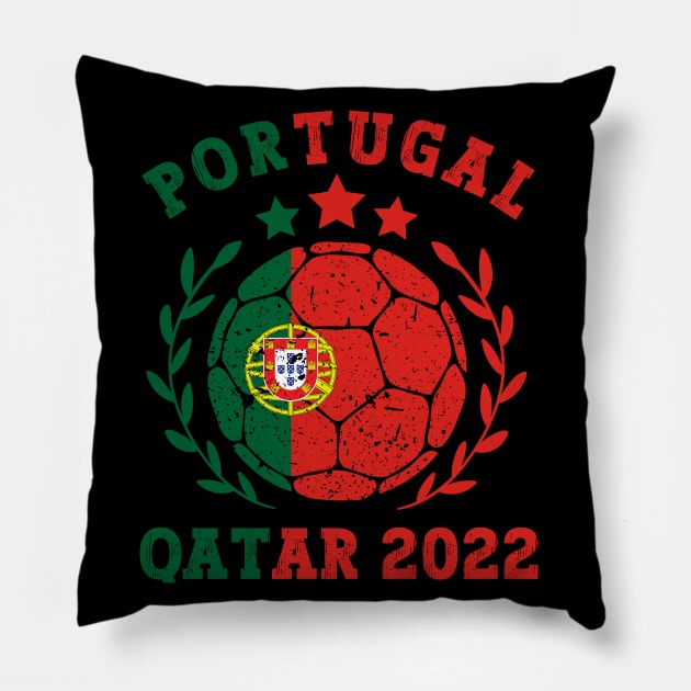 Portugal World Cup Pillow by footballomatic