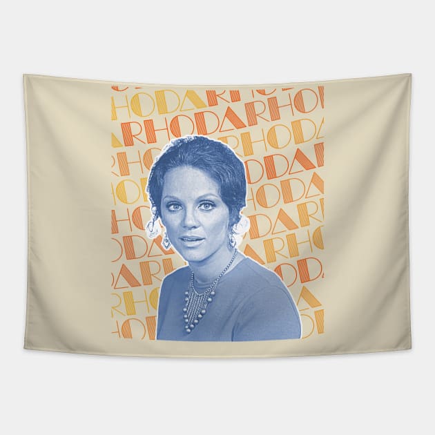 Rhoda // Retro 70s TV Sitcom FanArt Design Tapestry by darklordpug