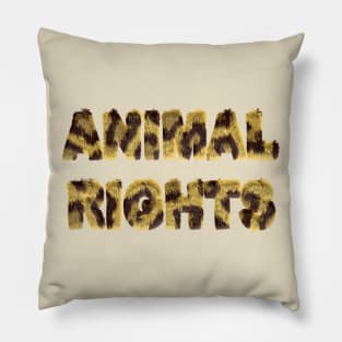 Animal Rights Stop Cruelty Abuse Tee for Women Men Kids Pillow