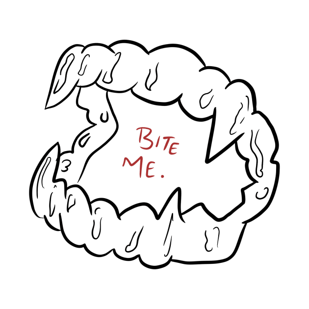 “bite me” sticker by saraholiveira06