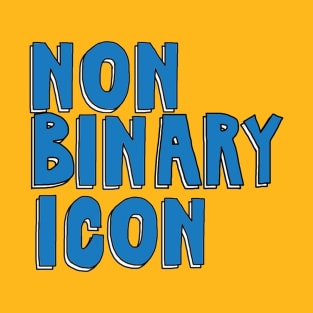 Nonbinary Icon (Blue) T-Shirt