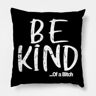 Funny Saying be kind of a bitch Pillow